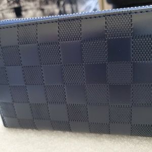 Navy blue large wallet (nwot)
